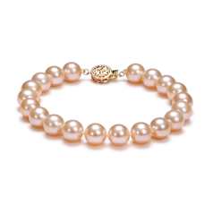 8.5-9mm Sötvatten Armband i Rosa