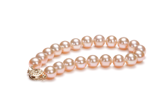 8.5-9.5mm Sötvatten Armband i Rosa