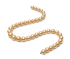 10.4-13.2mm Söderhavet Halsband i 18-inch Guld