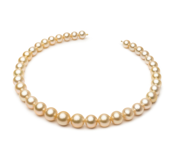 9.3-13.2mm Söderhavet Halsband i 18-inch Guld