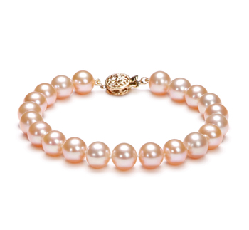 8.5-9.5mm Sötvatten Armband i Rosa