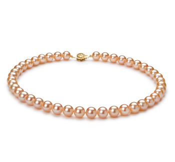 8.5-9mm Sötvatten Halsband i Rosa