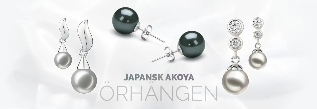 Landing banner for Japanska Akoya-örhängen