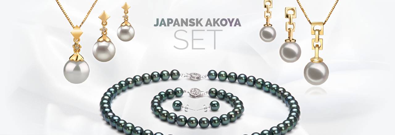 PearlsOnly Japanskt Akoya-set