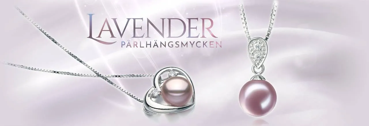 PearlsOnly Lavendelpärlhängen