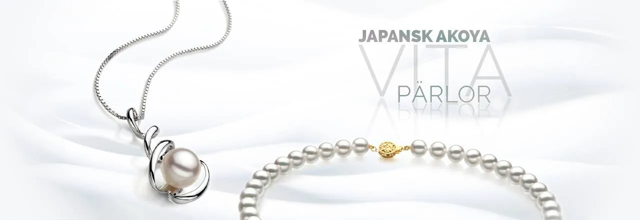 PearlsOnly Vita japanska Akoya-pärlor